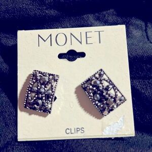 Monet Clip On Earrings